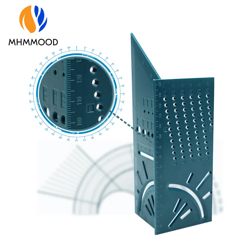 Многофункциональная угловая линейка 45 90 градусов из алюминиевого сплава точная