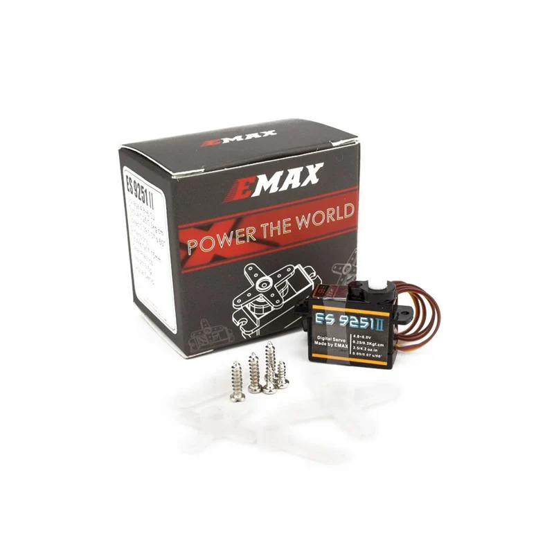 Emax ES9251 II обновленная версия 2 5g пластиковый микро цифровой сервопривод для