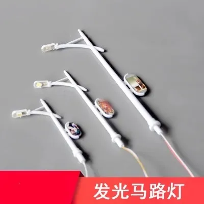 100pcsOutdoor Advertising Lamp Model with LED light Miniature for Train Layout |
