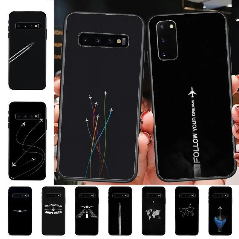 

Yinuoda Aircraft Helicopter Airplane Pilot fly Phone Case for Samsung S10 21 20 9 8 plus lite S20 UlTRA 7edge