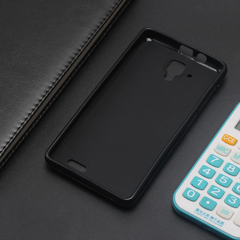 AMMYKI High-end Tailor Durable Never Fabe soft Black silicone phone cover cases 5.0ɿor lenovo a536 case | Мобильные телефоны и