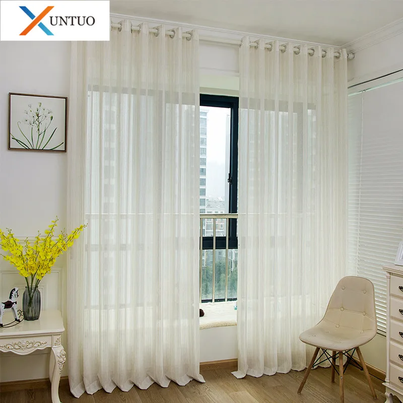Японские льняные полосатые тюлевые занавески s для гостиной спальни стильные
