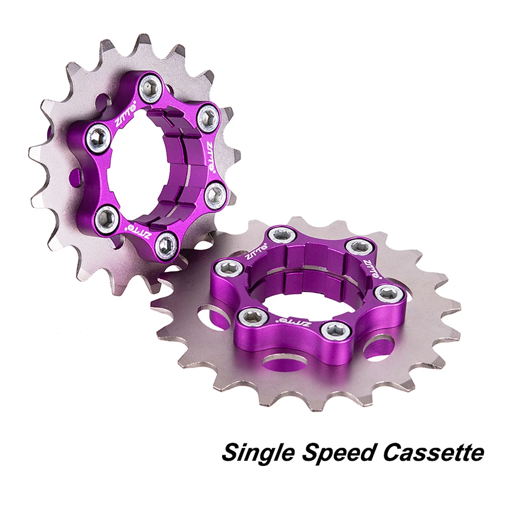 Односкоростная кассета MTB односкоростная Cog 1 скоростная шестерня 16T 17T 18T 20T Freewheel K7