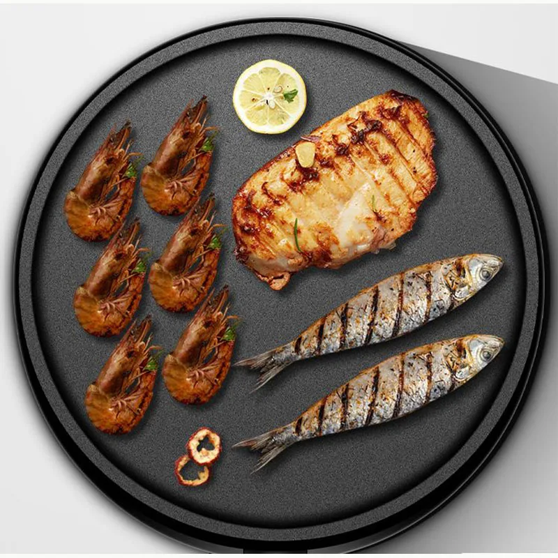 Антипригарная электрическая блинница для пиццы сковорода выпечки китайский