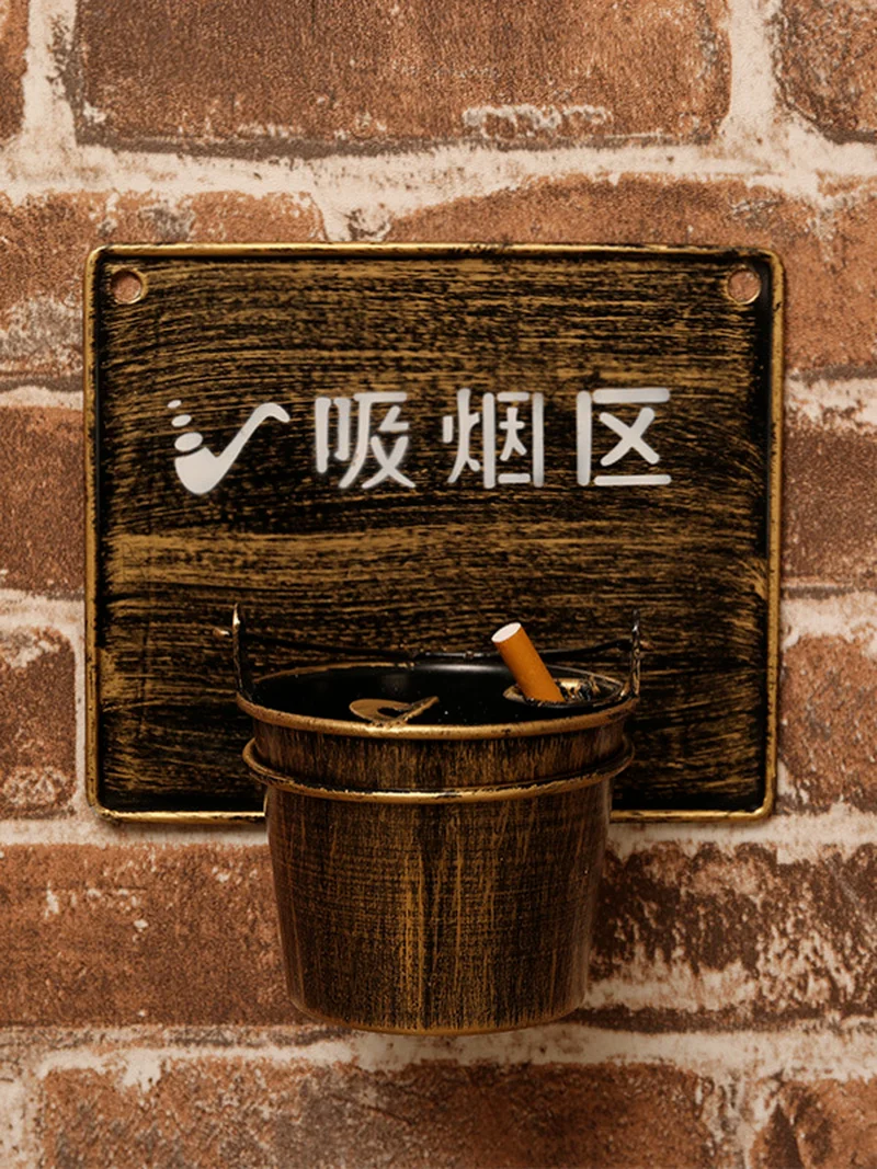 Металлическая Пепельница ручной работы в американском ретро стиле подвесные