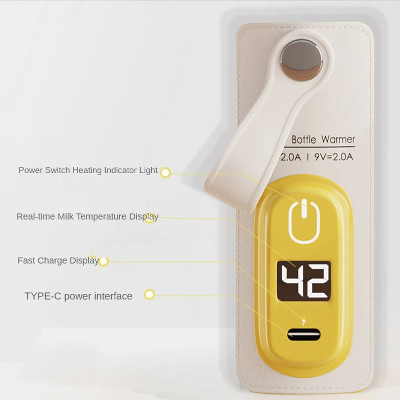 Сумка нагреватель Parabebe с USB зарядкой изоляционная Крышка для теплой бутылки