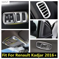 for renault kadjar 2016 2020 reading light head lamp air ac vent pillar a frame decor cover kit trim accessories interior