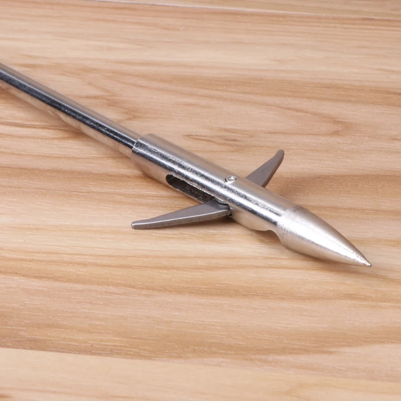 

Fishing Broadhead Arrow Stainless Steel Catapult Slingshot Bow Hunting Fish Dart