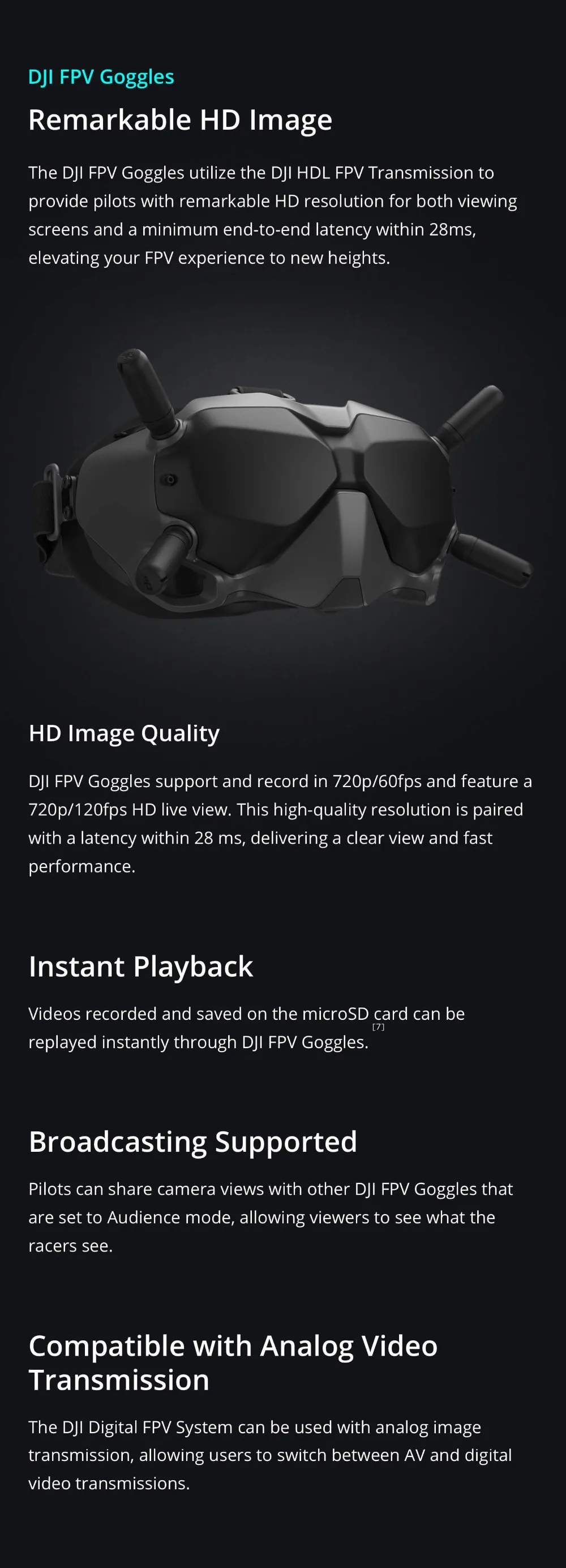 DJI FPV Experience Combo/FPV fly больше комбо включены FPV очки и FPV воздушный блок с новой цифровой системой FPV