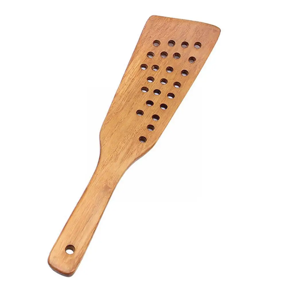 Неприлипающая деревянная лопатка для жарки натуральная посуда деревянные