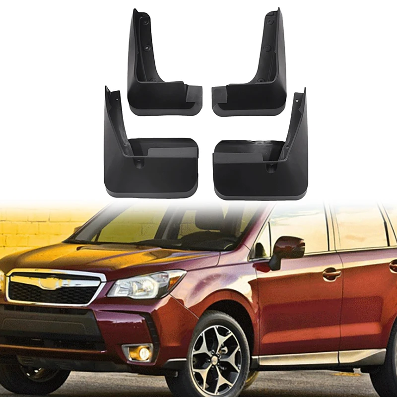 Fender Auto Parts Protect the Car Mud Flaps Set Flap Front Rear Mudguard Splash Guards for Subaru Forester 13-18 | Автомобили и