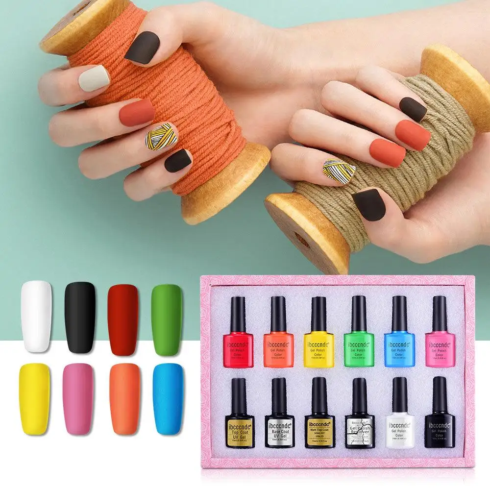 

Nail Polish Set Nail Phototherapy Glue Uv Glue 12 Sticks Gift Box Makeup Kit For Women