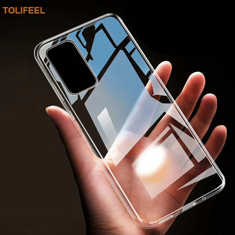 Чехол TOLIFEEL для Samsung Galaxy M31S M31 M32 Мягкий Силиконовый ТПУ прозрачный чехол-бампер