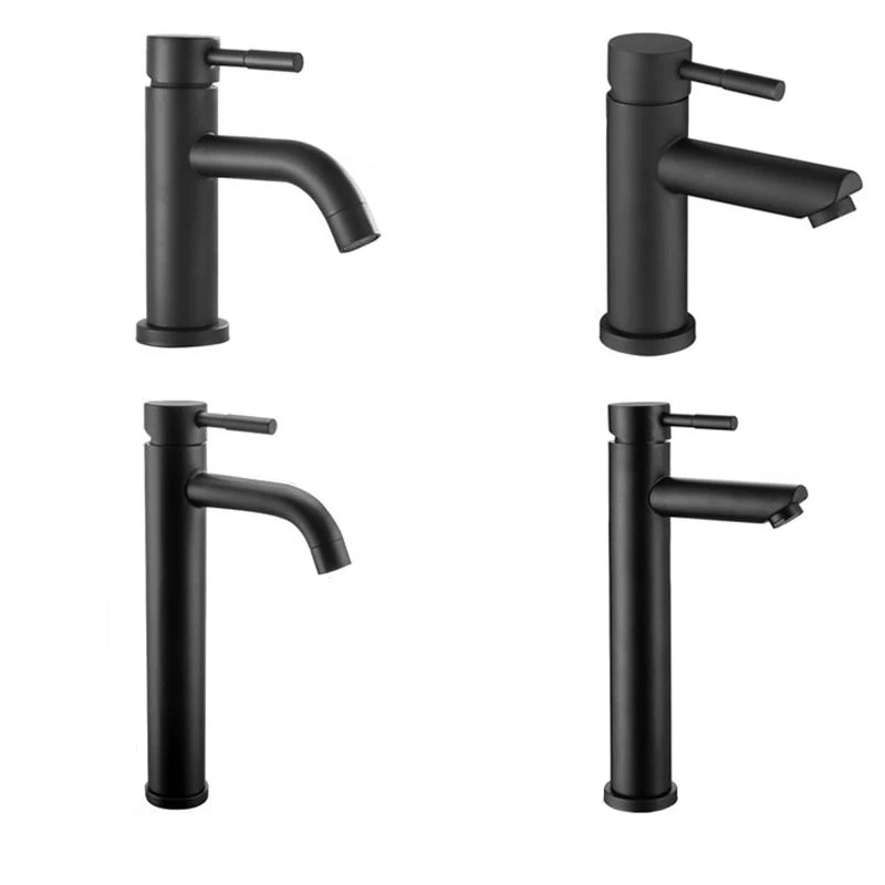 

Black 304 Stainless Steel Basin Faucet Brushed Bathroom Faucet Sink Tap Hot&Cold Mixer Water Crane Taps Deck Mounte