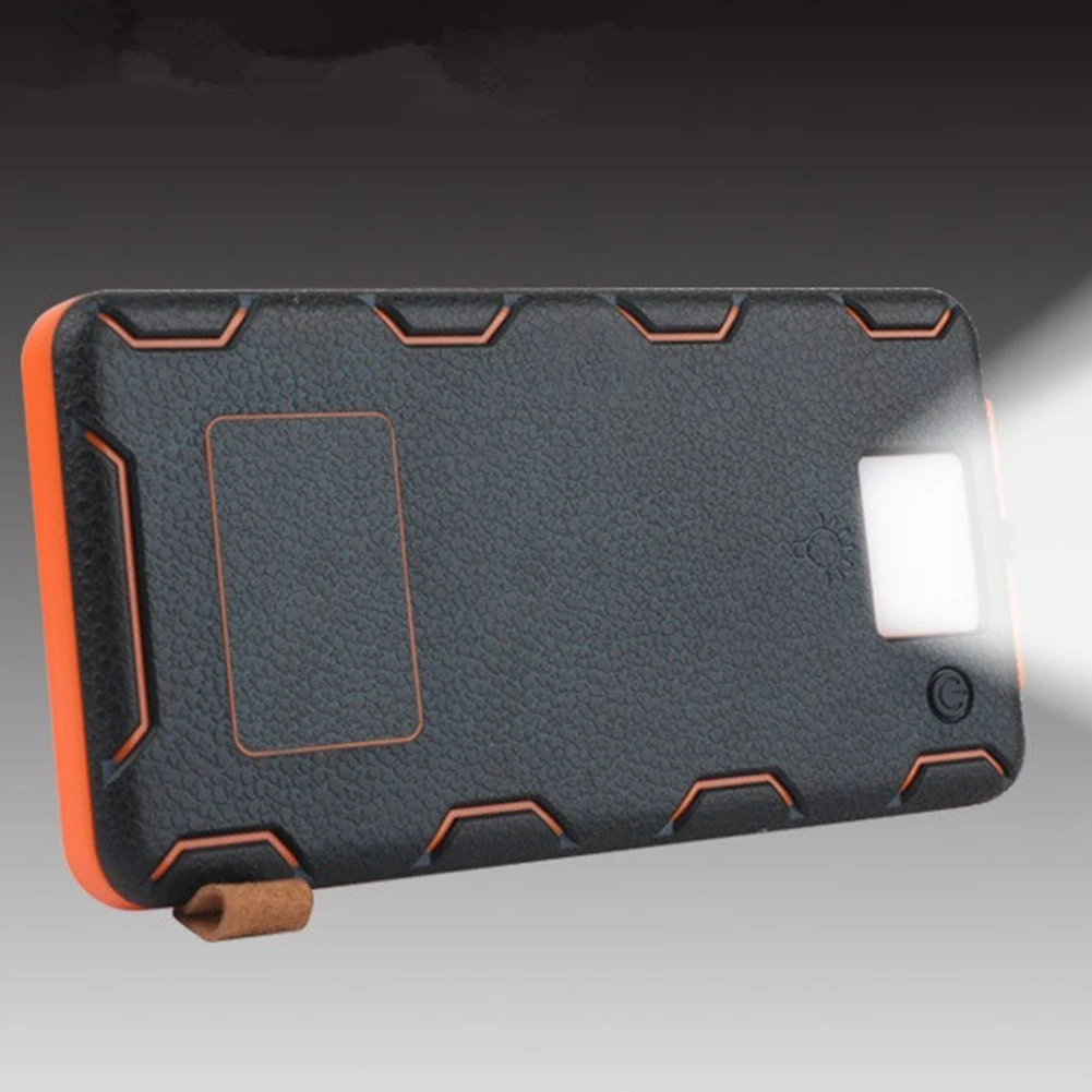 Складной двойной USB зарядное устройство Солнечный внешний аккумулятор