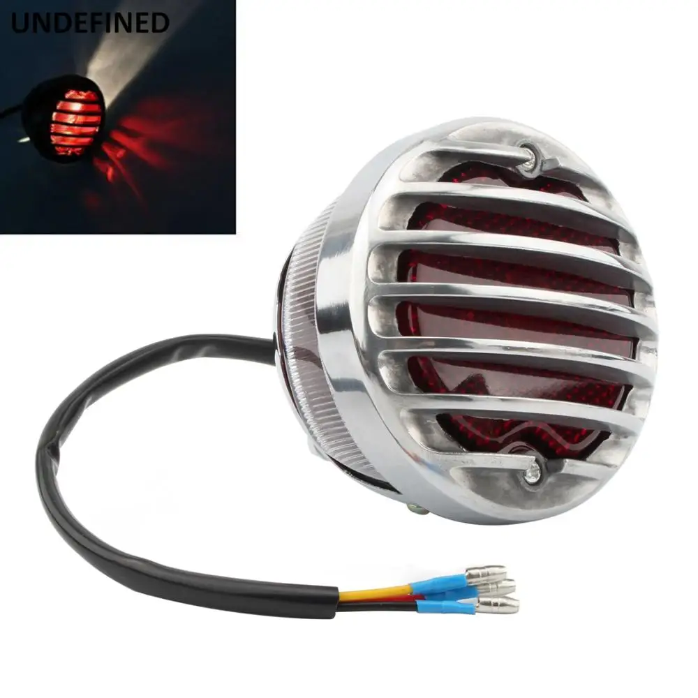 Мотоцикл тормозной фонарь Гриль алюминиевый круглый Кафе Racer задний для Honda Sportster