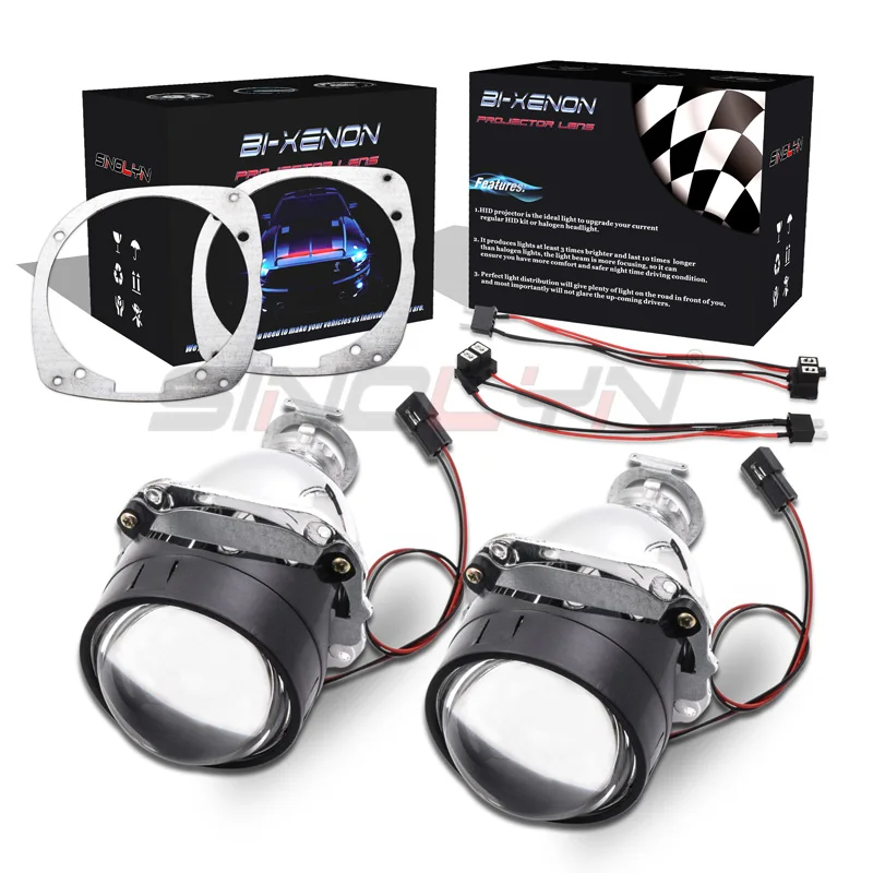 Биксеноновый HID проектор полный комплект для Audi A4 B6 8E 01-04 Галогенные ксеноновые фары линзы 2,5 WST 8,0 линзы автомобильные аксессуары для модернизации