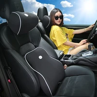 car neck pillow lumbar waist support headrest pillows back cushion seat supports memory foam seat covers auto accessories