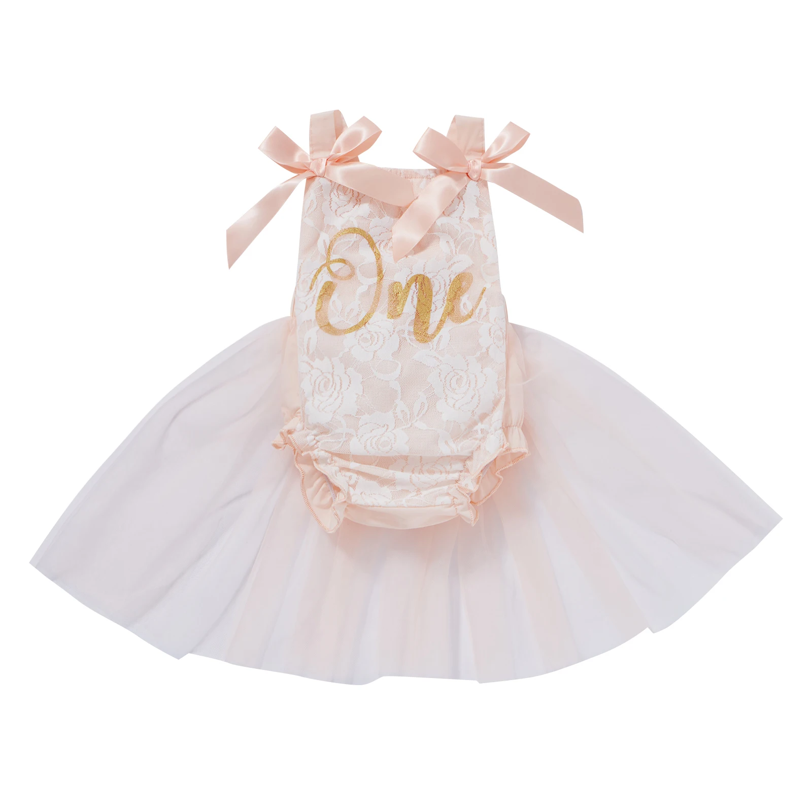 

Летнее милое платье-комбинезон для девочек на 1-й день рождения, детские комбинезоны, наряды 0-24 месяцев