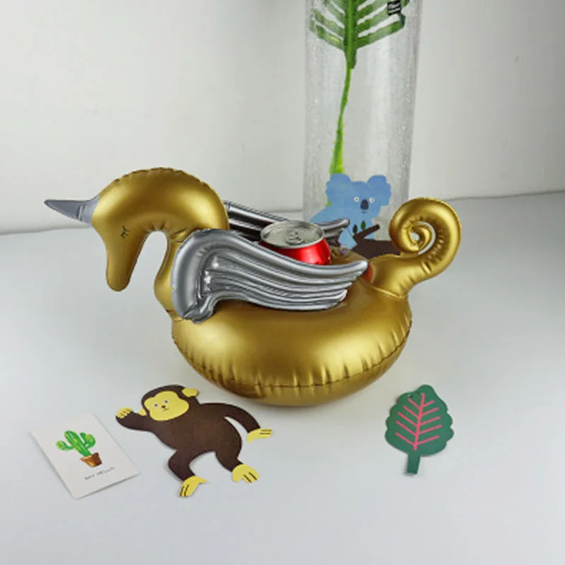 5PCS бассейн вечерние надувные плавающие подставки для напитков Надувной