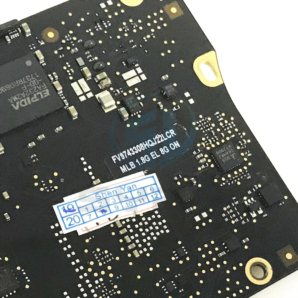 Материнская плата A1466 для Macbook Air 13 3 дюйма 1 8 ГГц ГБ материнская 820 00165 A 2017|ЖК-экран