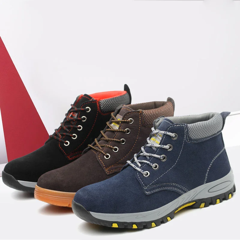 Безопасная обувь со стальным мысом безопасная стальная до щиколотки