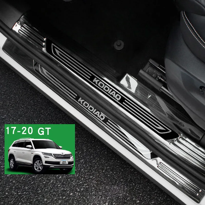 Для Skoda Kodiaq Kodiak порог из нержавеющей стали приветственная педаль Защита от