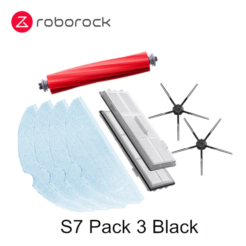 

Оригинальные аксессуары Roborock S7, аксессуары для швабры, аксессуары для ткани, боковая щетка, аксессуары, запчасти для фильтров, основная щетка