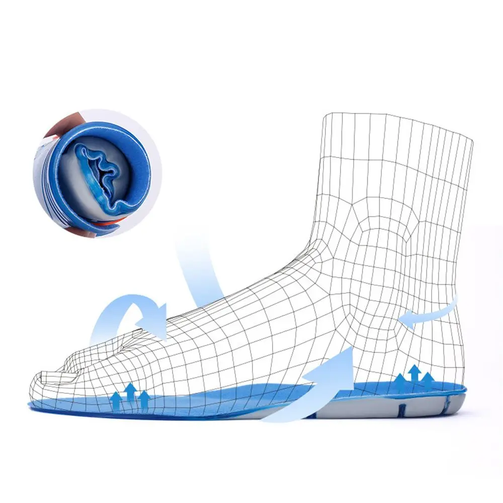 Силиконовые гелевые стельки уход за ногами при подошвенном фасциите для бега