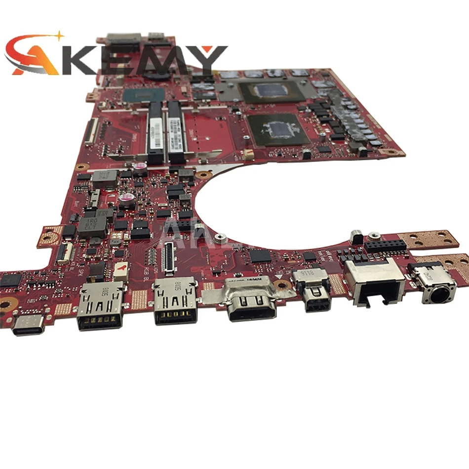 GL504GS Laptop motherboard for ASUS ROG Strix Scar II GL504GS original mainboard HM370 I7-8750H GTX1070 V8G