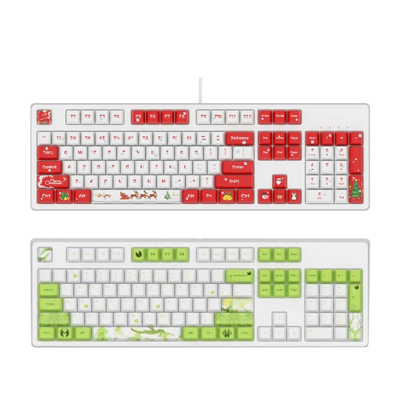 

Wired Mechanical Keyboard Cap Keycap104 Keys Gaming Desktop Computer Laptop