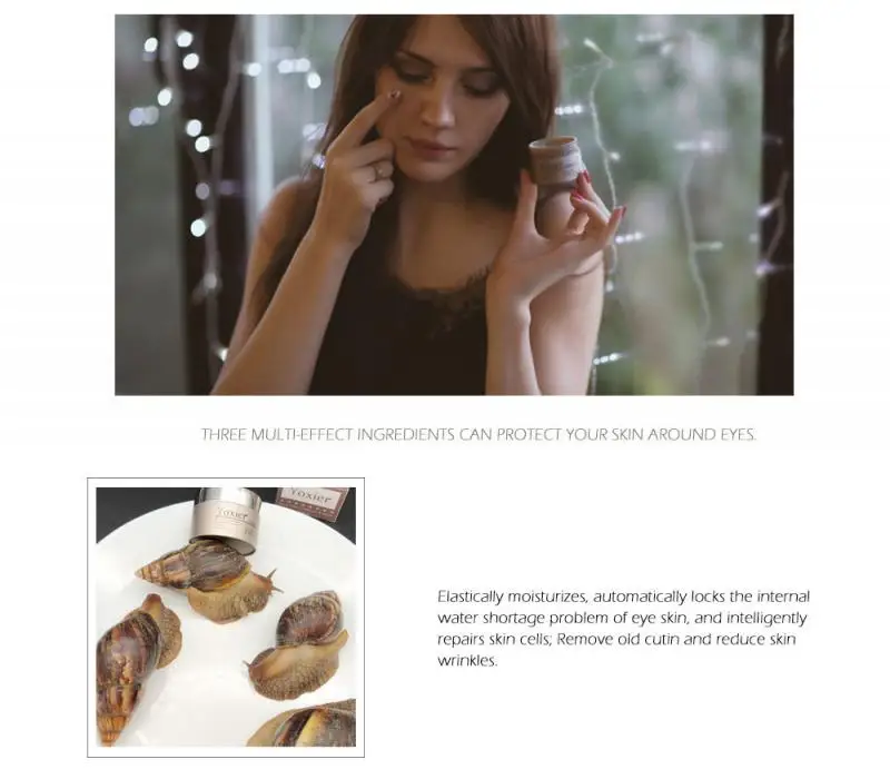 Сыворотка с пептидом коллагеном экстрактом улитки против морщин темных кругов