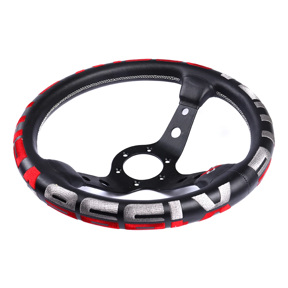 Рулевое колесо из натуральной кожи с вышивкой 13 дюймов|Рулевые колеса и ступицы