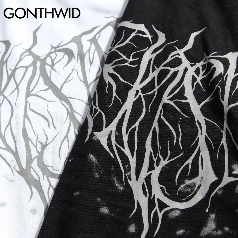 Футболка FPACE в стиле Харадзюку повседневная хлопковая рубашка с коротким рукавом