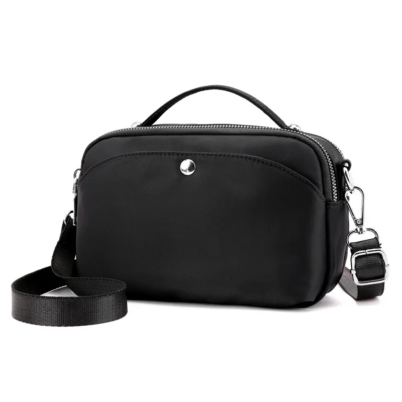 Миниатюрная женская сумка на плечо стильный маленький нейлоновый мессенджер