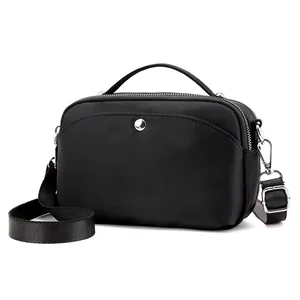 Сумка на плечо Женская водонепроницаемая, Маленький Нейлоновый мессенджер, саквояж кросс-боди для девушек, чемоданчик