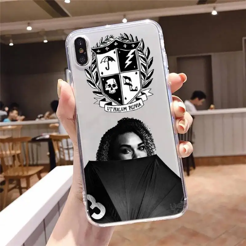 

The Umbrella Academy TV show Phone Case Transparent soft For iphone 5 5s 5c se 6 6s 7 8 11 12 plus mini x xs xr pro max