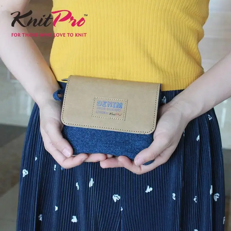 Knitpro Mini Denim Набор сменных круглых игл из мини джинсовой ткани для вязания