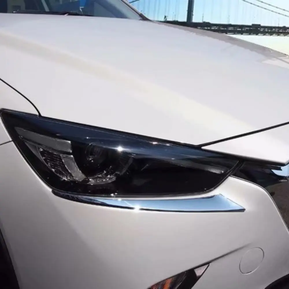 

Хромированные детали ABS для Mazda CX-3 CX3 2016 2017 2018 2019, передсветильник РА, крышка для бровей, аксессуары для отделки, украшение