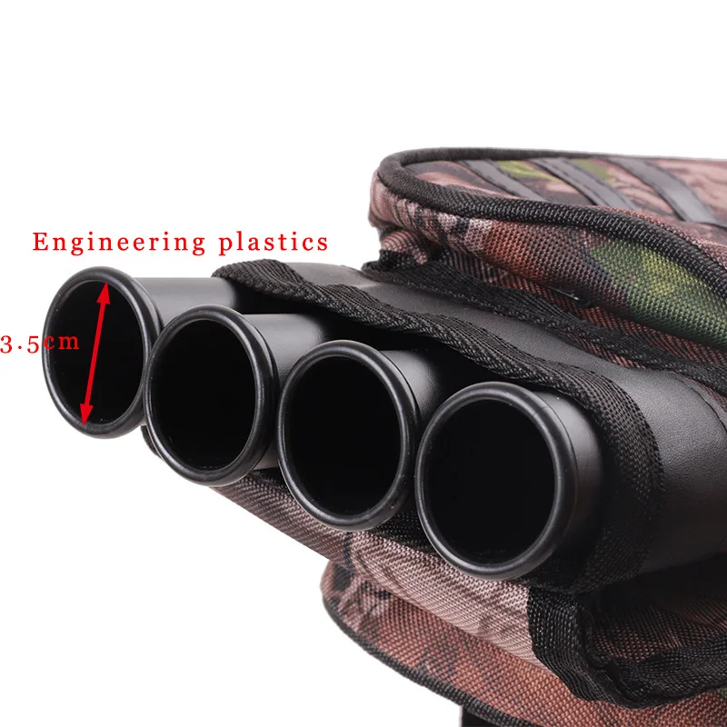 

New Archery Hunting Bow and Arrow Quiver Four Tubes Reverse Arrow Bag Waist Holder Storage