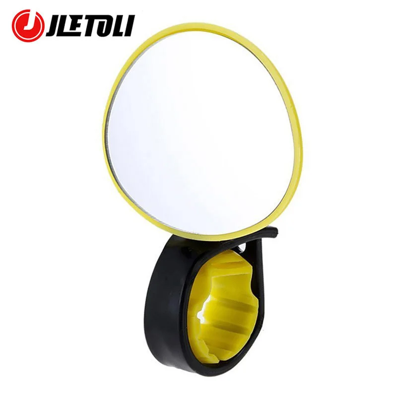 JLETOLI Universal Adjustable 360 Degree Rotate Bicycle Handlebar Rear View Mirror Cycling Safe Rearview Bike Accessories | Спорт и
