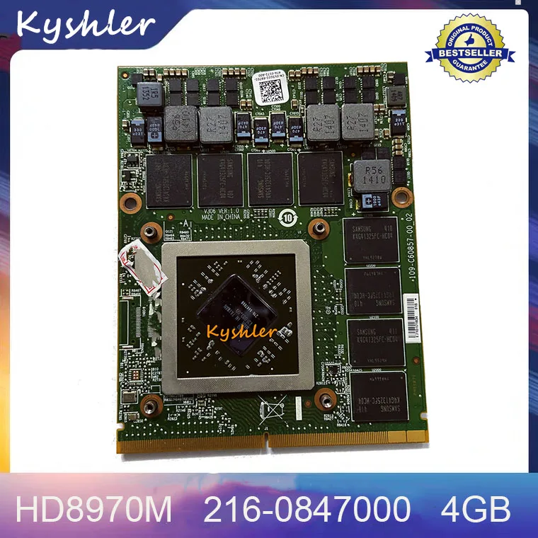 Видеокарта HD8970M R9 M290X HD 8970M 4G 216-0847000 для Dell Alienware M15X M17X M18X 109-C60857-00_02 - купить