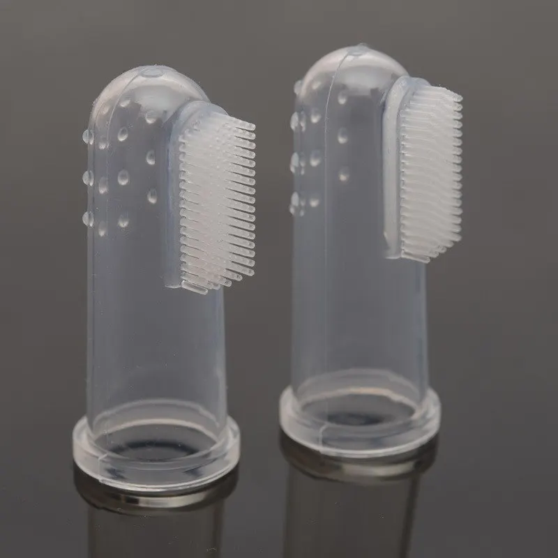 Dog Toothbrush Pet Finger Toys Environmental Protection Silicone Dogs Cats Clean Teeth supplies | Дом и сад