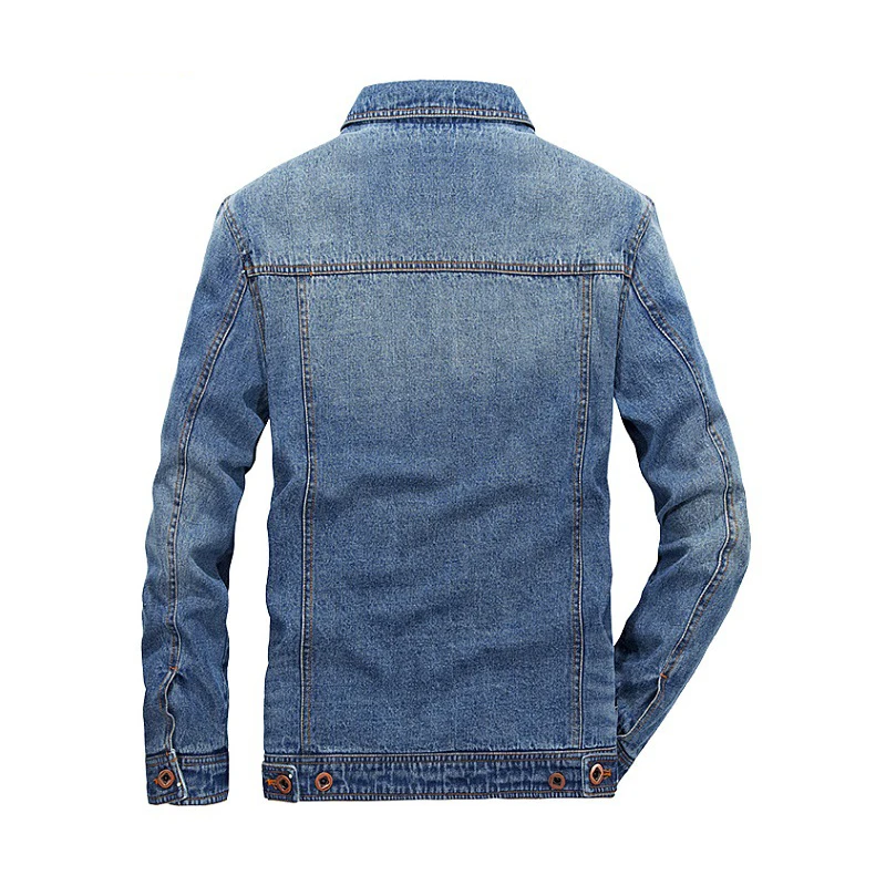 Новинка 2020 Повседневная облегающая Мужская джинсовая куртка женская бомбер