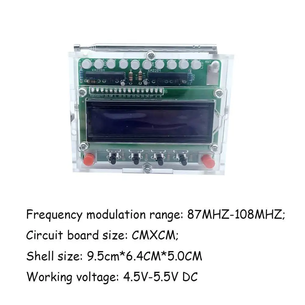 Радиоэлектронный Комплект сделай сам запчасти 51 однокристальный FM цифровой