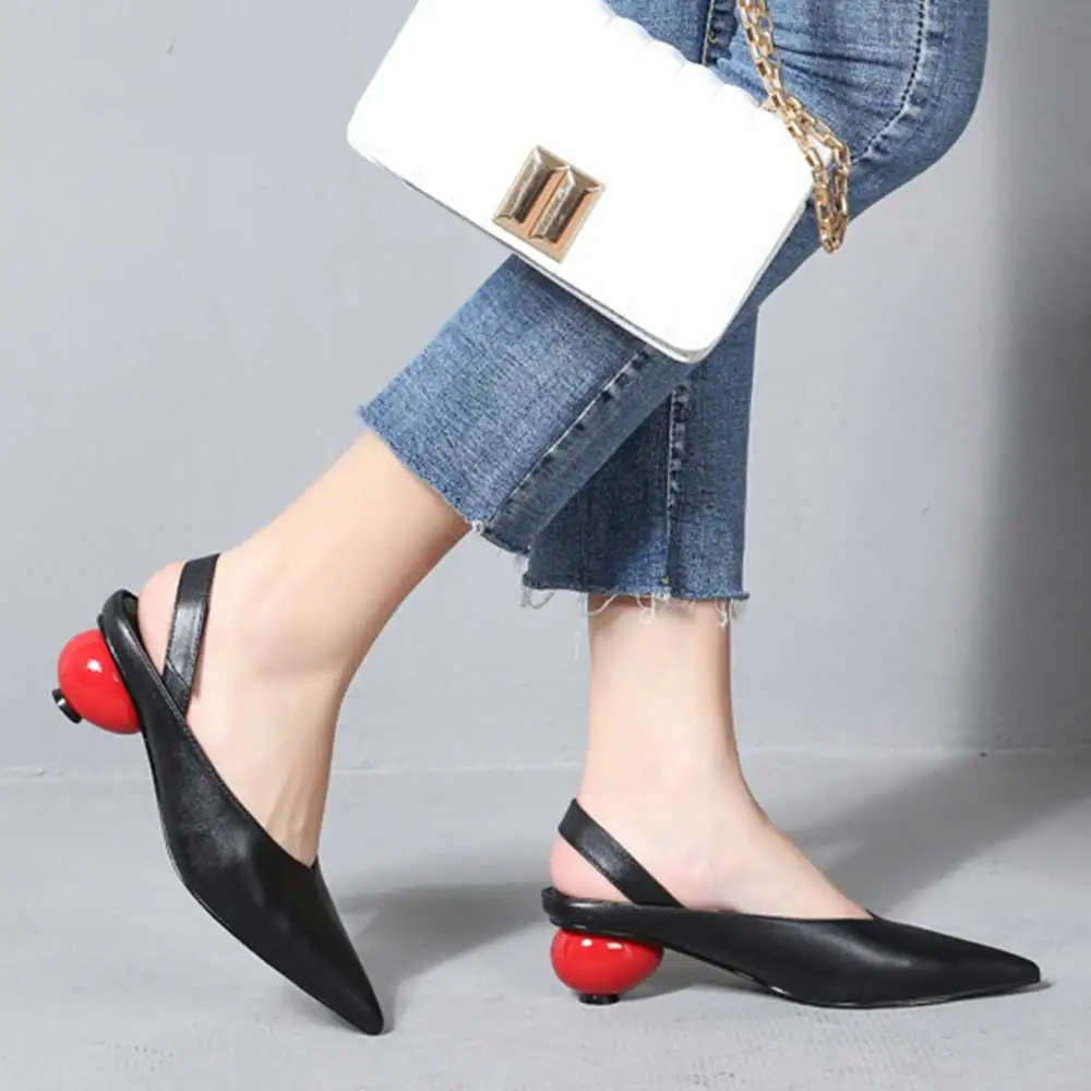 

2021Women For Shoes Casual Elegant Pumps Mules Mid Heels Pointed V-mouths Ladies Dress Shoes OL Daily Shoes