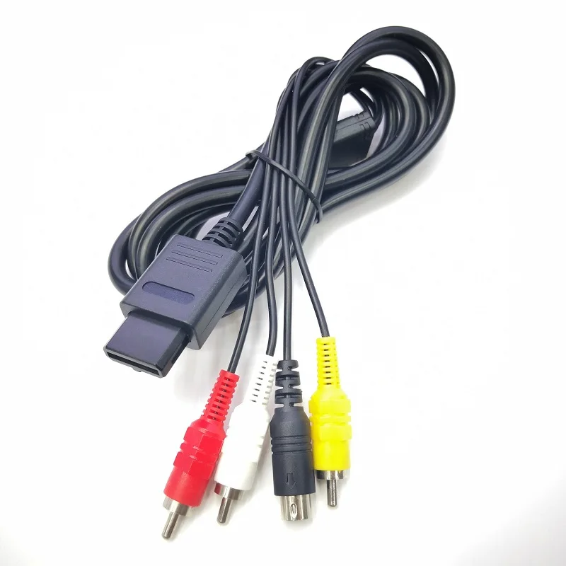 3RCA s видео кабель A/V для N64 GameCube и Super Nintendo SNES систем|Кабели| |
