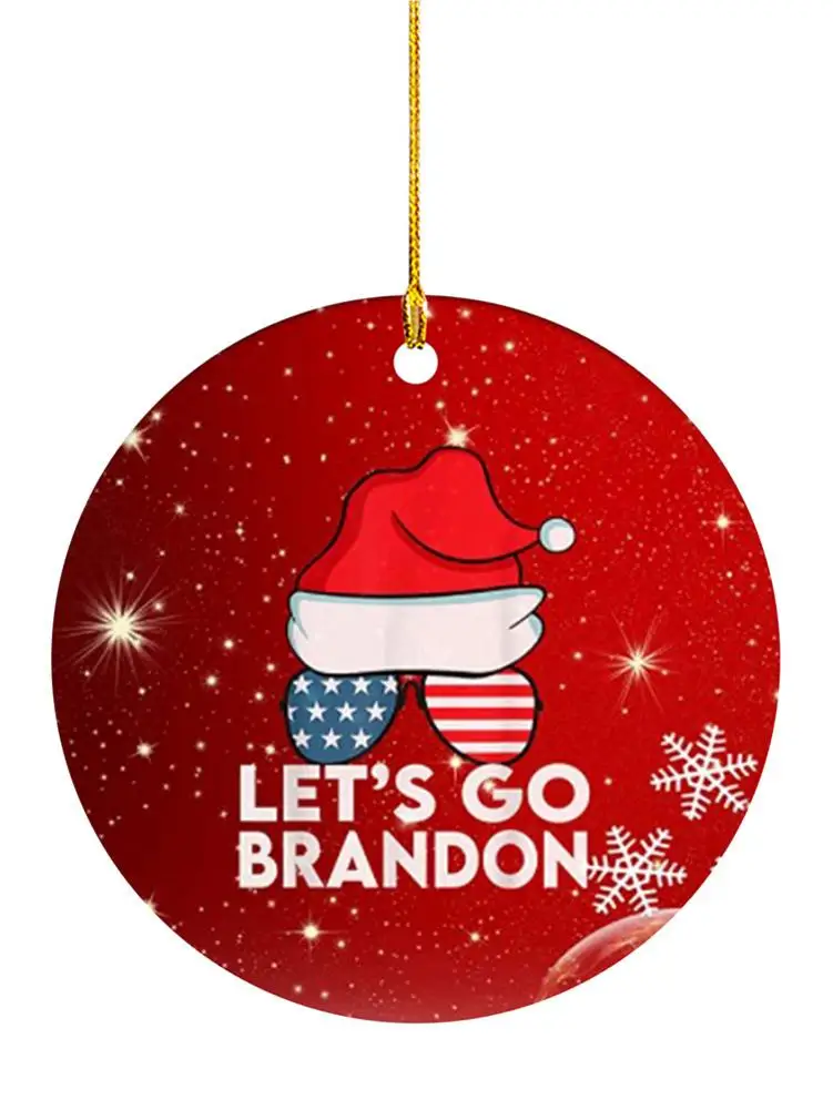 

Деревянный Рождественский ярлык с изображением Брендона Let's Go, украшение для Рождества, свадьбы, помолвки, юбилеев, вечеринок, Рождества, Tr