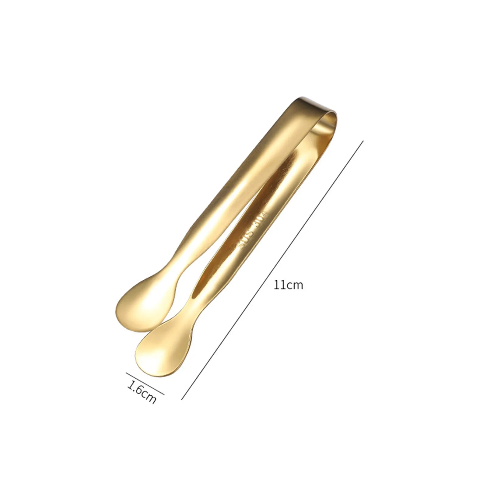 

Stainless Steel Ice Tongs Gold Sugar Ice Cube Tongs Mini Metal Kitchen Food Serving Tongs Clip Tea Party Bar Kitchen Accessories