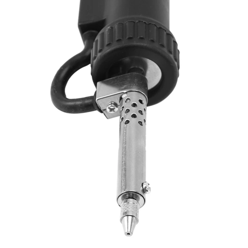 

US Plug,Desoldering Machine Automatic Portable Electric Solder Tin Sucker Vacuum Soldering Remove Pump with 3 Nozzle